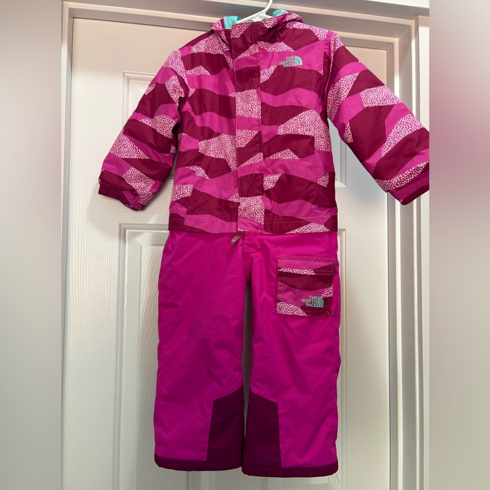 North face toddler one piece snow suit